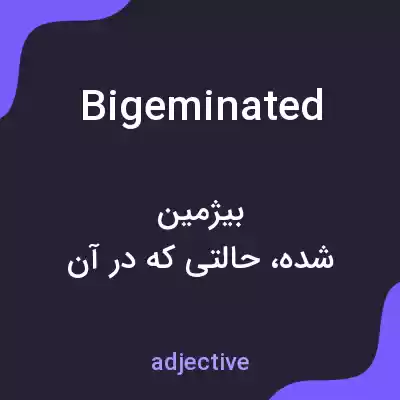 معنی bigeminated به فارسی معنی bigeminated به فارسی