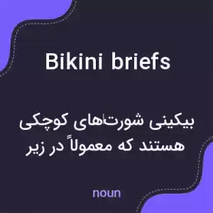 معنی bikini briefs به فارسی معنی bikini briefs به فارسی