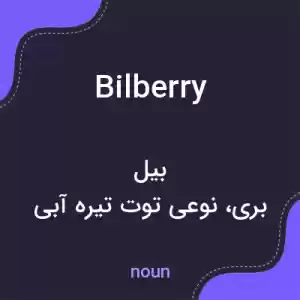 معنی bilberry به فارسی معنی bilberry به فارسی