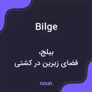 معنی bilge به فارسی معنی bilge به فارسی