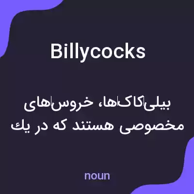 معنی billycocks به فارسی معنی billycocks به فارسی