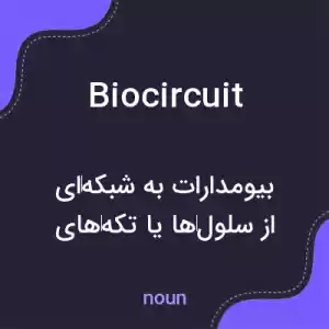 معنی biocircuit به فارسی معنی biocircuit به فارسی
