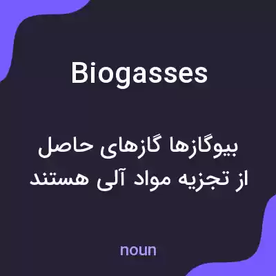 معنی biogasses به فارسی معنی biogasses به فارسی