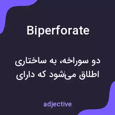معنی biperforate به فارسی معنی biperforate به فارسی