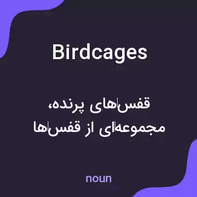 معنی birdcages به فارسی معنی birdcages به فارسی