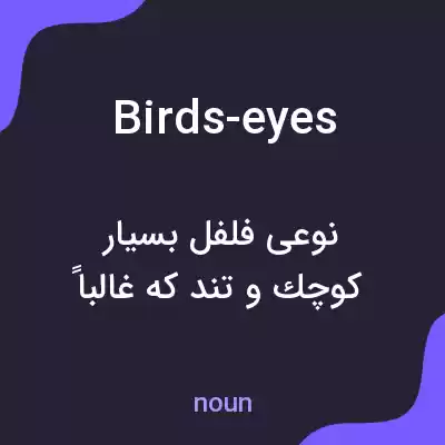 معنی birds-eyes به فارسی معنی birds-eyes به فارسی