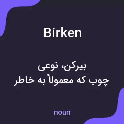 معنی birken به فارسی معنی birken به فارسی
