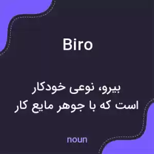 معنی biro به فارسی معنی biro به فارسی