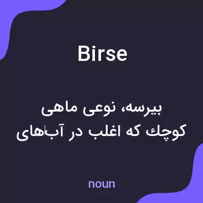 معنی birse به فارسی معنی birse به فارسی