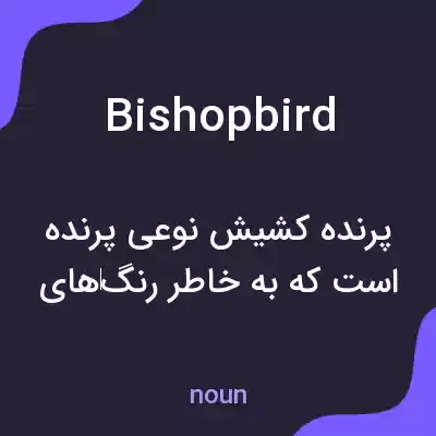 معنی bishopbird به فارسی معنی bishopbird به فارسی