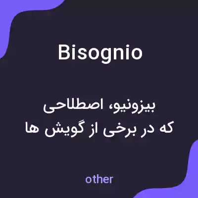 معنی bisognio به فارسی معنی bisognio به فارسی