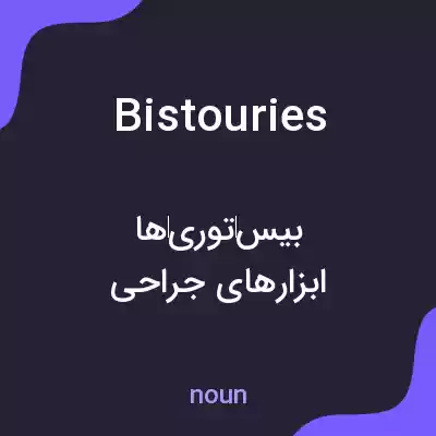 معنی bistouries به فارسی معنی bistouries به فارسی