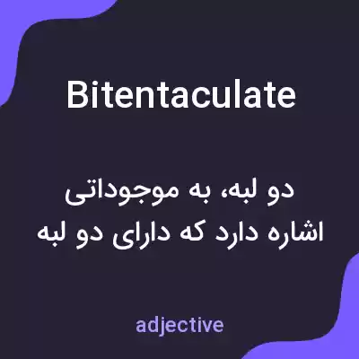 معنی bitentaculate به فارسی معنی bitentaculate به فارسی