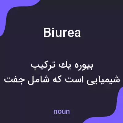 معنی biurea به فارسی معنی biurea به فارسی