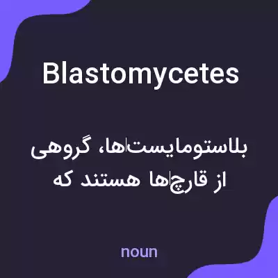 معنی blastomycetes به فارسی معنی blastomycetes به فارسی