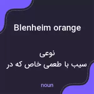 معنی blenheim orange به فارسی معنی blenheim orange به فارسی