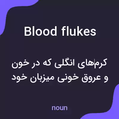 معنی blood flukes به فارسی معنی blood flukes به فارسی