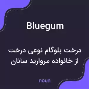 معنی bluegum به فارسی معنی bluegum به فارسی