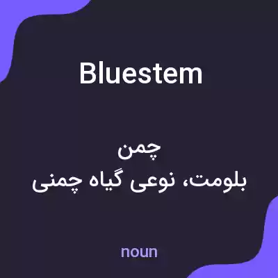 معنی bluestem به فارسی معنی bluestem به فارسی
