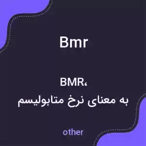 معنی bmr به فارسی معنی bmr به فارسی