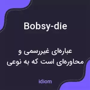 معنی bobsy-die به فارسی معنی bobsy-die به فارسی