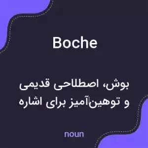 معنی boche به فارسی معنی boche به فارسی