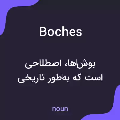 معنی boches به فارسی معنی boches به فارسی