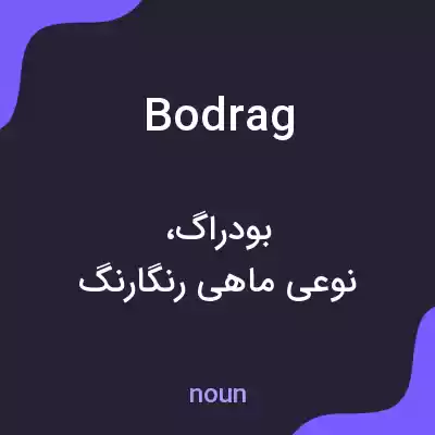 معنی bodrag به فارسی معنی bodrag به فارسی