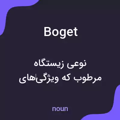 معنی boget به فارسی معنی boget به فارسی