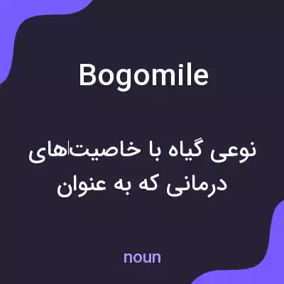 معنی bogomile به فارسی معنی bogomile به فارسی