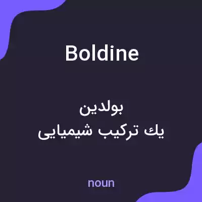 معنی boldine به فارسی معنی boldine به فارسی