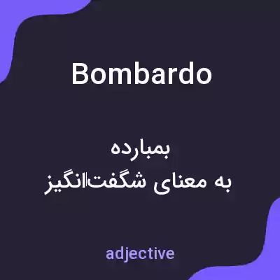 معنی bombardo به فارسی معنی bombardo به فارسی