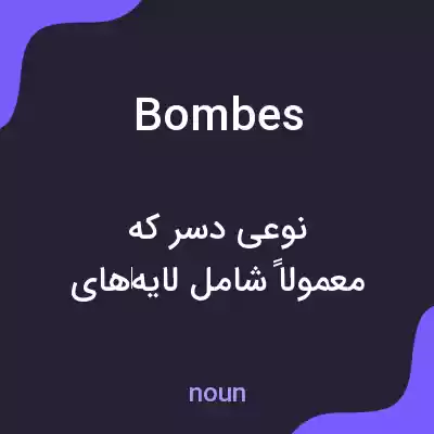 معنی bombes به فارسی معنی bombes به فارسی