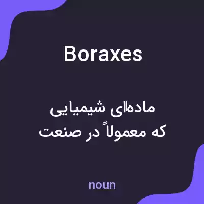 معنی boraxes به فارسی معنی boraxes به فارسی