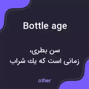 معنی bottle age به فارسی معنی bottle age به فارسی