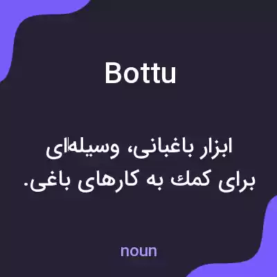 معنی bottu به فارسی معنی bottu به فارسی