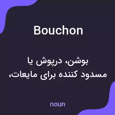 معنی bouchon به فارسی معنی bouchon به فارسی