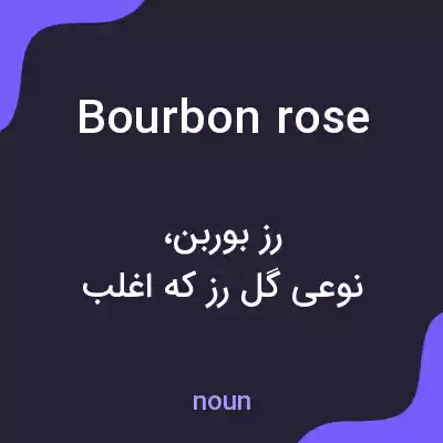معنی bourbon rose به فارسی معنی bourbon rose به فارسی