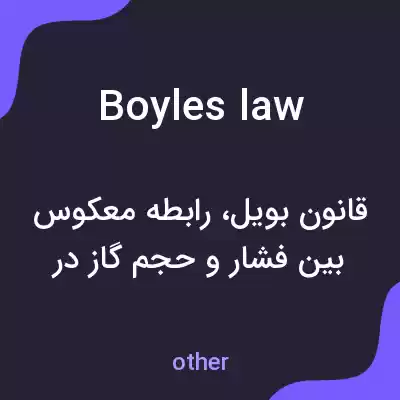 معنی boyles law به فارسی معنی boyles law به فارسی