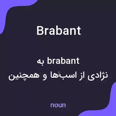 معنی brabant به فارسی معنی brabant به فارسی