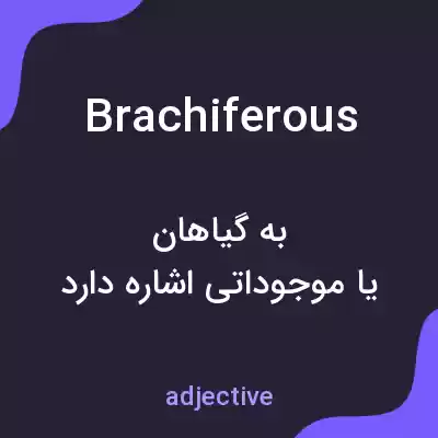 معنی brachiferous به فارسی معنی brachiferous به فارسی