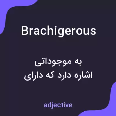 معنی brachigerous به فارسی معنی brachigerous به فارسی