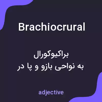 معنی brachiocrural به فارسی معنی brachiocrural به فارسی