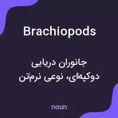 معنی brachiopods به فارسی معنی brachiopods به فارسی