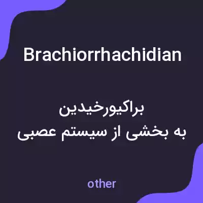 معنی brachiorrhachidian به فارسی معنی brachiorrhachidian به فارسی