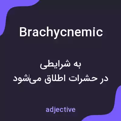 معنی brachycnemic به فارسی معنی brachycnemic به فارسی