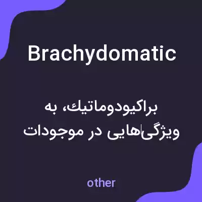 معنی brachydomatic به فارسی معنی brachydomatic به فارسی