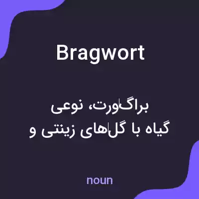 معنی bragwort به فارسی معنی bragwort به فارسی