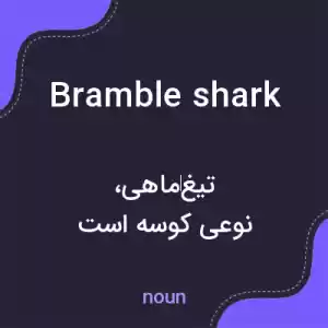 معنی bramble shark به فارسی معنی bramble shark به فارسی