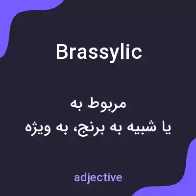 معنی brassylic به فارسی معنی brassylic به فارسی